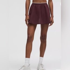 NWT Lululemon Perforated Narrow Waistband Tennis Skirt